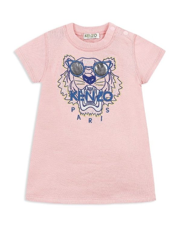Girls' Tiger & Logo Fleece T-Shirt Dress - Baby