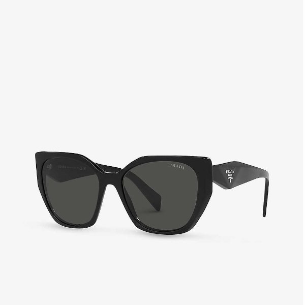 PR 19ZS cat-eye frame acetate sunglasses