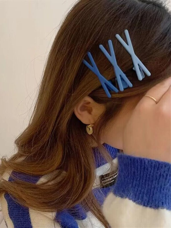 3pcs Minimalist Alligator Hair Clip For Everyday Styling Suitable For Campus Dating Vacation Daily Travel