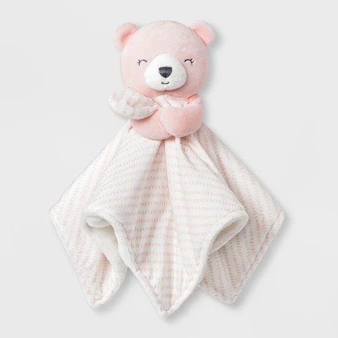 Baby Girls' Bear Cuddle Plush Blanky - Just One You&#174; made by carter's Pink/White