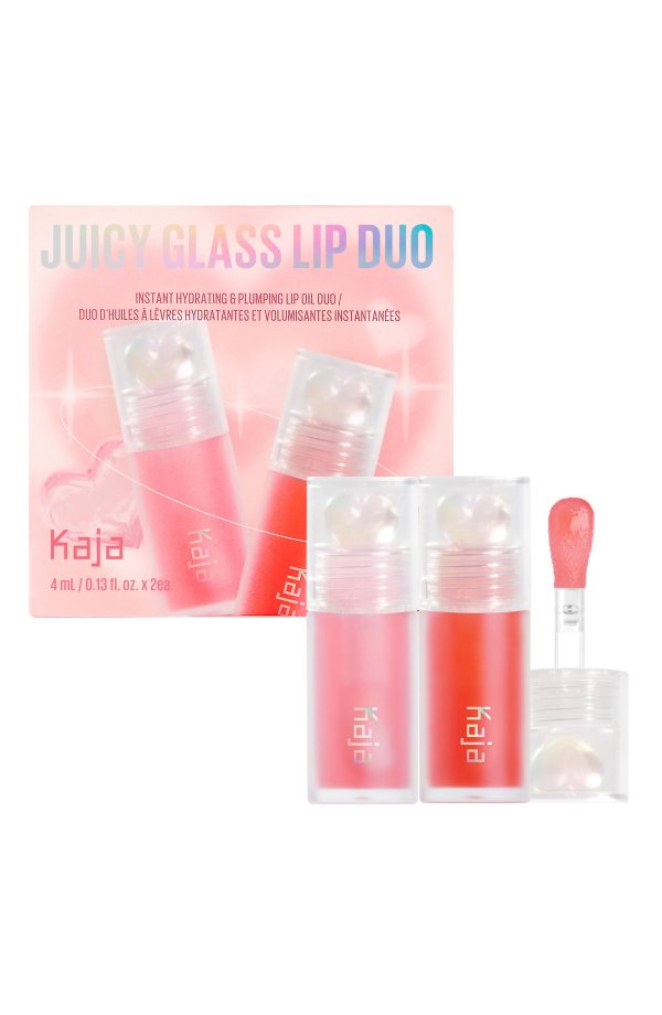 Juicy Glass Lips Duo (Limited Edition) $36 Value