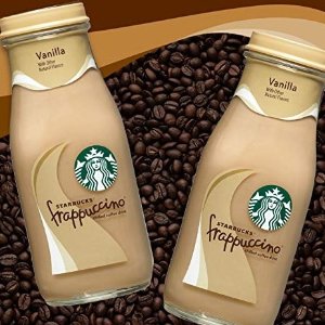 Starbucks Frappuccino, Vanilla, 9.5 Fl. Oz Glass Bottles, 15Count