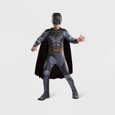 Boys' Justice League Batman Muscle Deluxe Halloween Costume