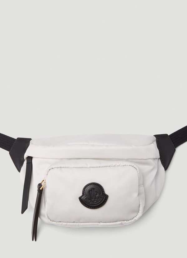 Logo Belt Bag in White