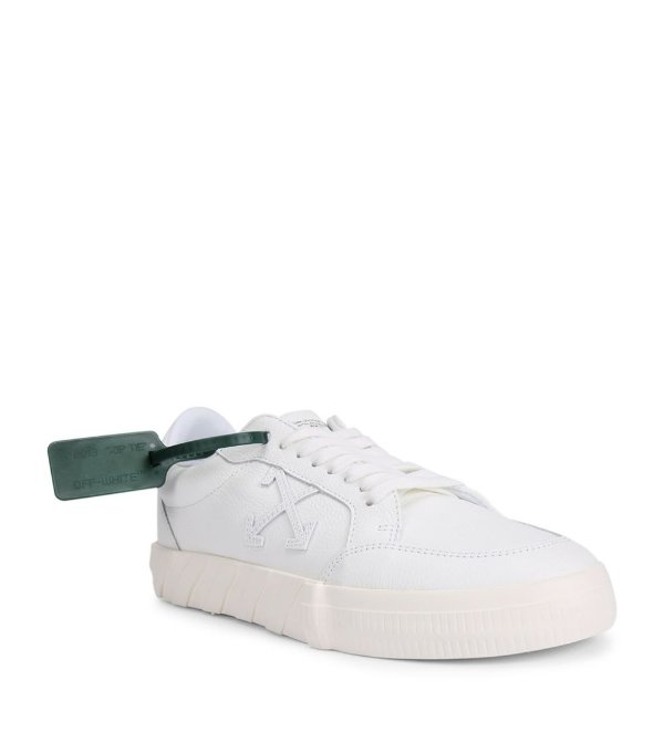 Leather Vulcanized Low-Top Sneakers