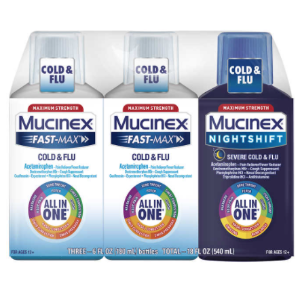 Mucinex All-In-One Fast-Max Day/Night, 18 Ounces
