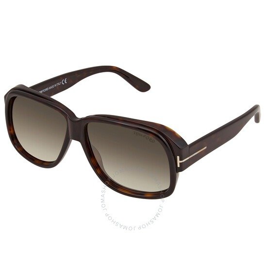 Grey Gradient Square Sunglasses FT0837 52G 60