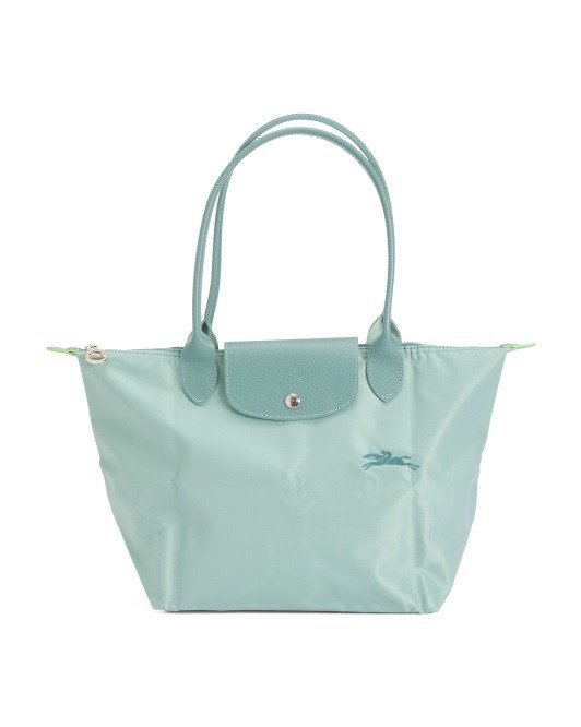 Canvas Le Pliage Recycled Shoulder Tote With Leather Trim | Handbags | Marshalls