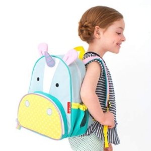 Skip Hop Zoo Insulated Toddler Backpack Eureka Unicorn, 12" School Bag