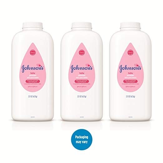 Powder Triple-Pack, Hypoallergenic and Paraben Free, 3 x 22 oz (Packaging May Vary)
