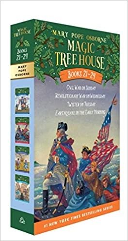 Magic Tree House Books 21-24 Boxed Set: American History Quartet (Magic Tree House (R))