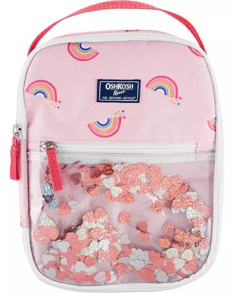 OshKosh Rainbow Confetti Lunch Bag