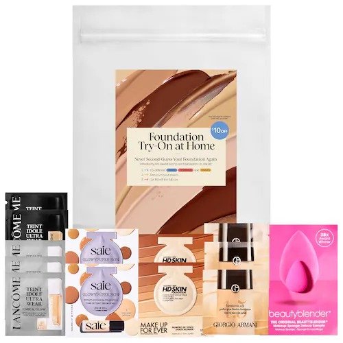 Foundation Try-On Sample Bag With Redeemable Voucher