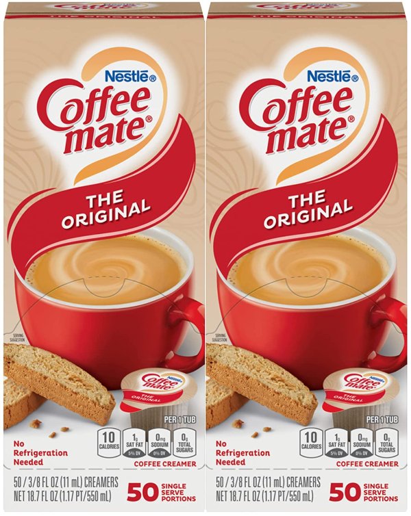 Coffee-Mate Liquid Creamer Original 2-pack; 50 Count Each