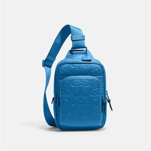 COACH®  Disney X Coach Track Pack 14 In Signature Jacquard With