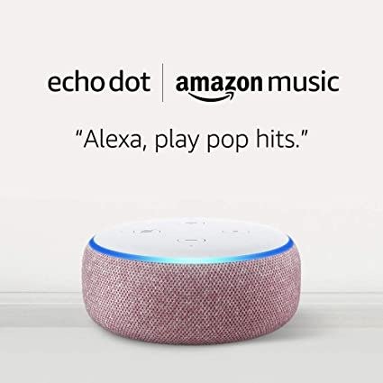 Echo Dot (3rd Gen) for $0.99 and 2 months of Amazon Music Unlimited for $19.98 with Auto-renewal -Plum