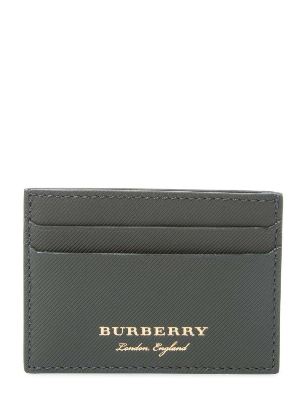 Small Leather Card Holder by Burberry at Gilt