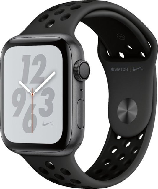 -Watch Nike+ Series 4 (GPS) 44mm Space Gray Aluminum Case with Anthracite/Black Nike Sport Band - Space Gray AluminumIncluded Free