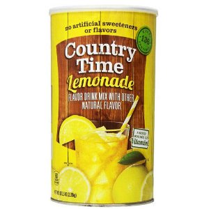 Country Time Lemonade Drink Mix Canister, 82.5 Ounce