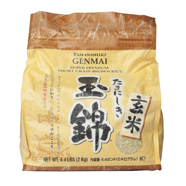 Tamanishiki Super Premium Brown Rice, 4.4-Pounds