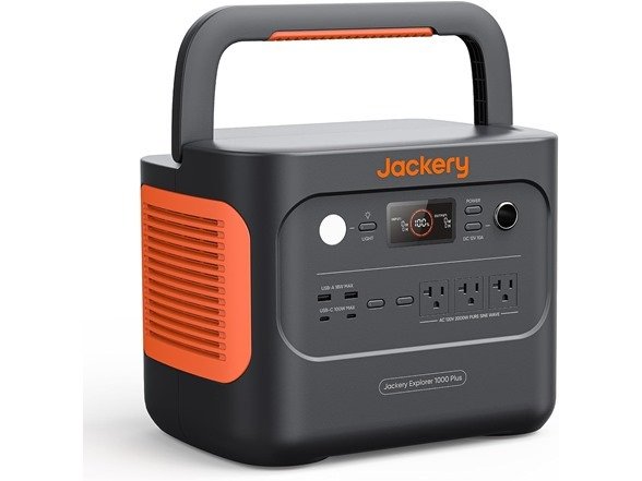 (NEW) Jackery Explorer 1000 Plus Portable Power Station - 2000W Output, Expandable to 5kWh