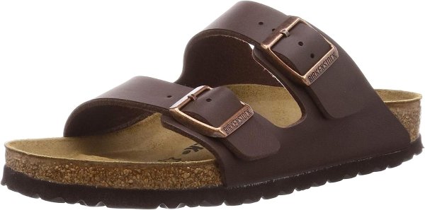 Arizona Birko-Flor 凉鞋,深棕色,24.0 cm