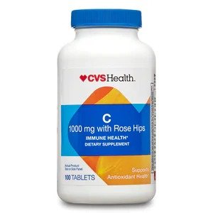 Vitamin C with Rose Hips Tablets 1000mg, 100CT