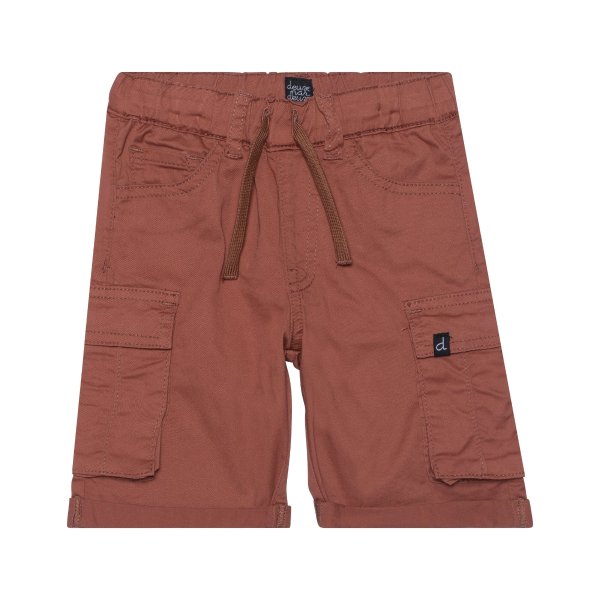 Twill Cargo Short Rusty Brown