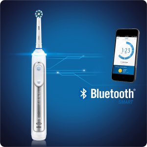 New Oral-B Pro 6000 SmartSeries Electronic Power Rechargeable Battery Electric Toothbrush with Bluetooth Connectivity