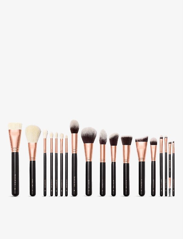 Stroke of Luxe 18-piece make-up brush set
