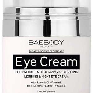 Baebody Eye Cream Rosehip Hibiscus for Appearance of Fine Lines, Wrinkles, Dark Circles, and Bags - for Under and Around Eyes @ Amazon.com