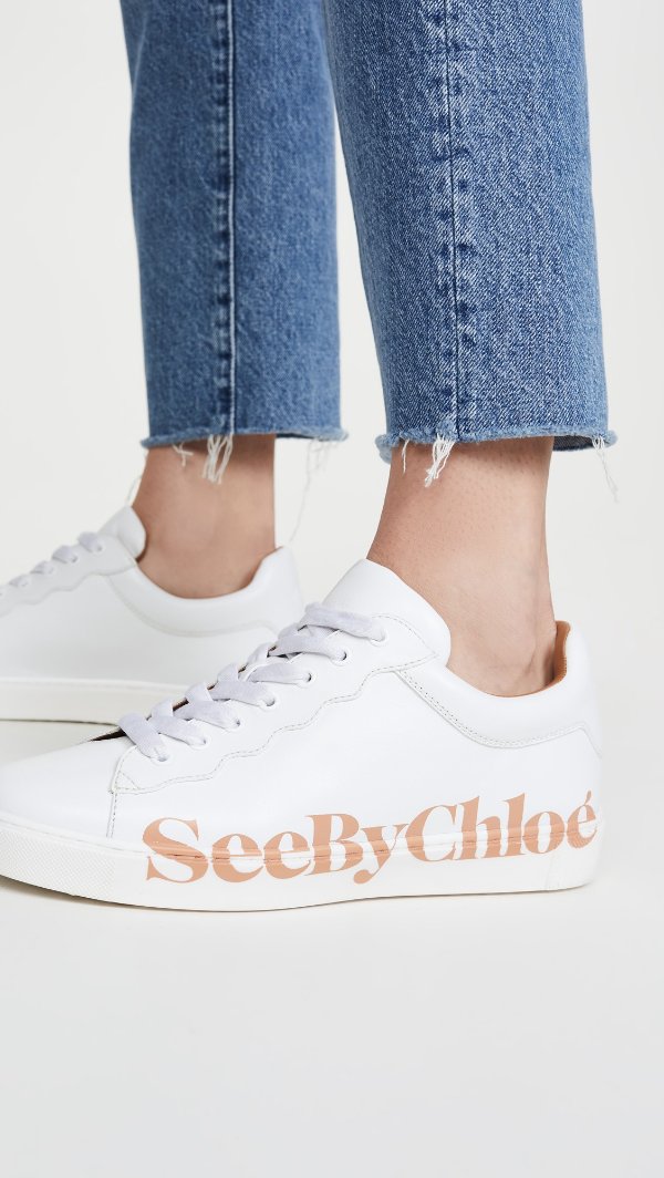 See by Chloe Essie Logo Sneakers