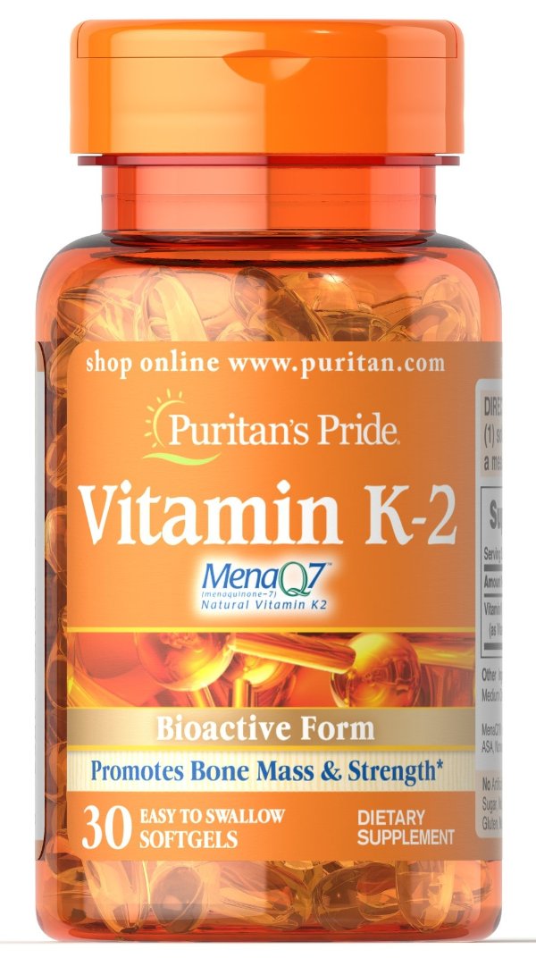 Top Sellers: Vitamin K-2 (MenaQ7) 100 mcg