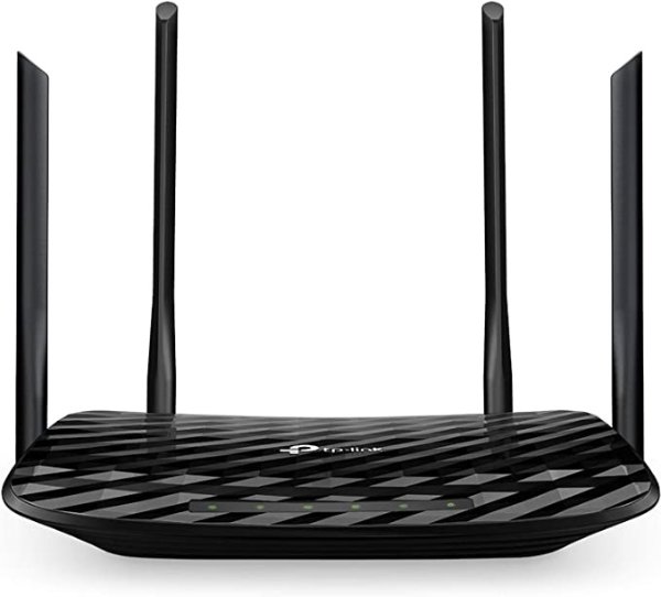 AC1200 Gigabit WiFi Router (Archer A6) - 5GHz Gigabit Dual Band MU-MIMO Wireless Internet Router, Supports Beamforming, Guest WiFi and AP mode, Long Range Coverage by 4 Antennas