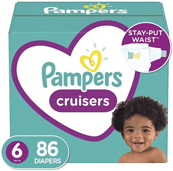 Diapers Size 6, 86 Count -Cruisers Disposable Baby Diapers, Enormous Pack