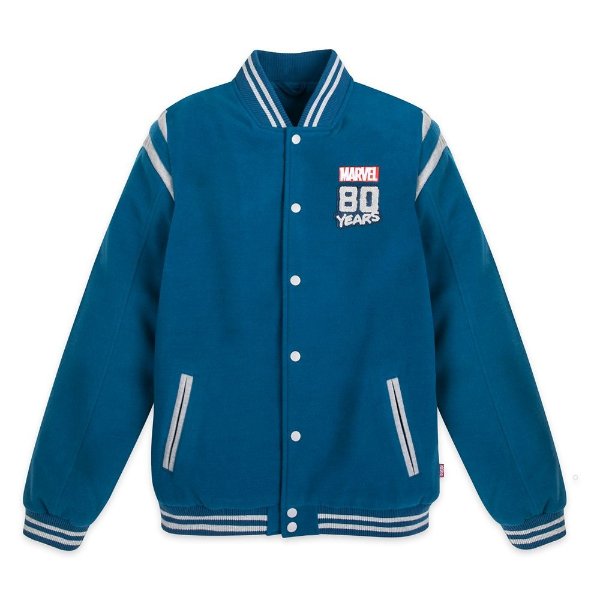 Marvel 80th Anniversary Letterman Jacket for Adults | shopDisney