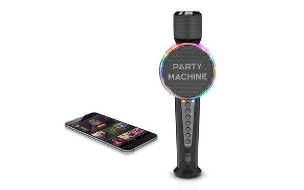 SMM548 Party Machine Mic with Bluetooth and Voice Changers