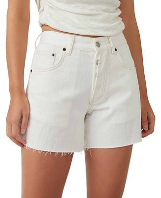 Women's Ivy Cotton Mid-Rise Denim Cutoff Shorts
