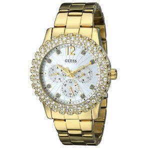 GUESS Women's Gold-Tone Multi-Function Watch U0335L2