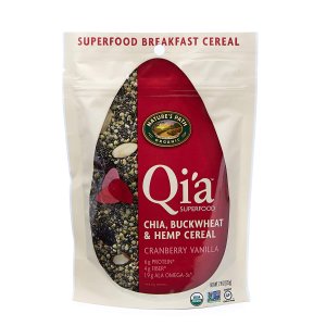 Nature's Path Qi'a Superfood Organic Gluten Free Chia, Cranberry Vanilla, 7.9 Oz Pouch