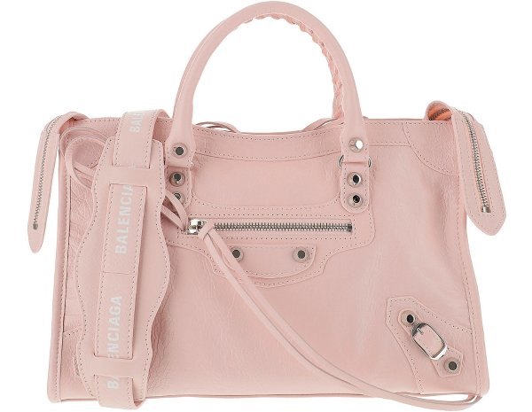 Pink Leather Classic City S Bag