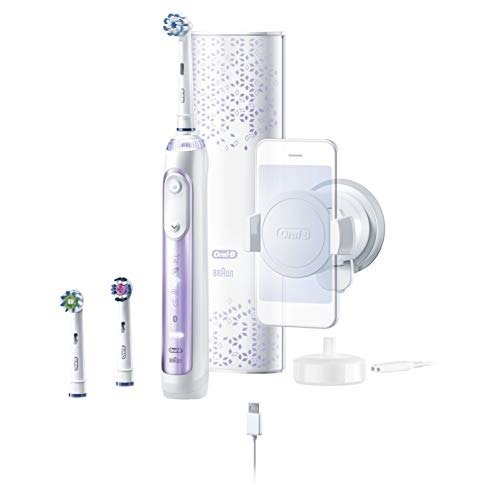 Oral-B 9600 Electric Toothbrush, 3 Brush Heads, Powered by Braun, Orchid Purple
