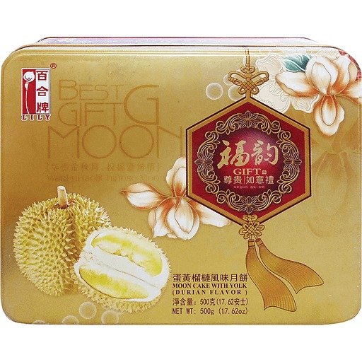 Lily Durian Mooncake 4 Pieces