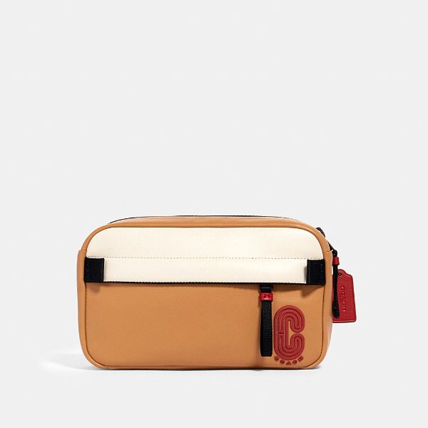 Edge Belt Bag in Colorblock With Coach Patch