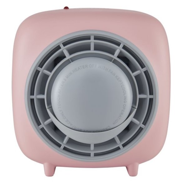 3-in-1 Mini Tabletop Electric Ceramic Heater With Hand Warmer, Pink
