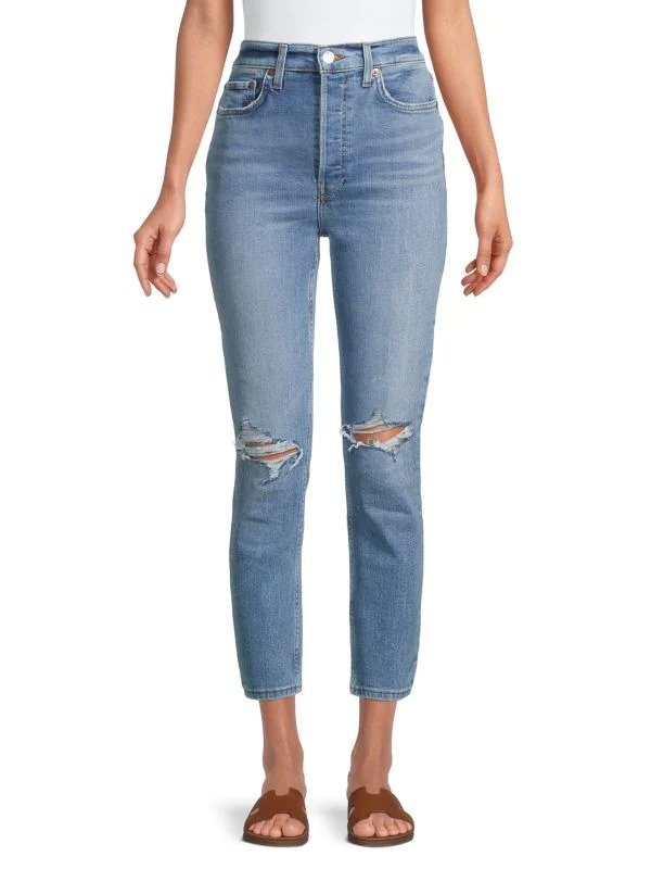 Comfort Stretch High-Rise Skinny Ankle Jeans
