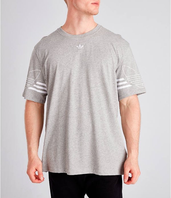 Men's adidas Originals Trefoil Outline Logo T-Shirt