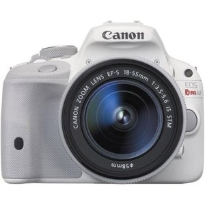 千颂伊同款！佳能Canon EOS Rebel SL1 单反相机（白色）超值套装