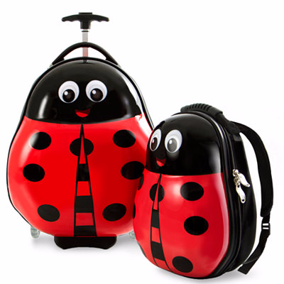Travel Tots Lady Bug 2-PC Luggage & Backpack Set