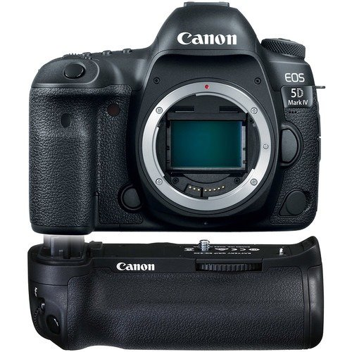 Canon EOS 5D Mark IV + Battery Grip + Extra Battery + 64GB SDXC